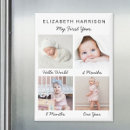 Search for babys first year magnets Photo collage