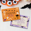 Search for spooky thank you cards Pumpkin