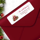 Search for candle return address labels Festive