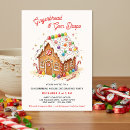 Search for gingerbread invitations Gingerbread decorating party
