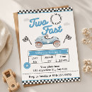 Search for vintage car birthday invitations Racing