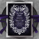 Search for halloween rehearsal dinner invitations Dark dramatic moody