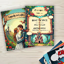 Search for fairytale save the dates Enchanted forest