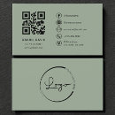 Search for customizeable business cards Qr code