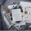 Search for blue and silver wedding invitations Simple
