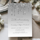 Search for 25th silver anniversary invitations Sparkle