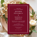 Search for red wedding invitations Marsala