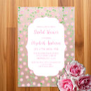Search for vellum bridal shower invitations Pink