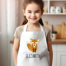 Search for foxes aprons Illustration