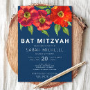 Search for trendy bar bat mitzvah invitations Girl
