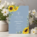 Search for sunflower first communion invitations Floral