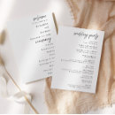 Search for ceremony programs Minimalist
