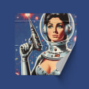 Search for retro astronaut stickers Scifi