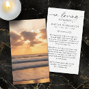 Search for beach memorial cards Celebration of life