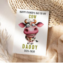 Search for cow fathers day cards Dad