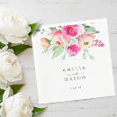 Search for floral wedding napkins Rose