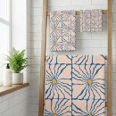Search for blue and yellow bath towels Floral