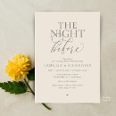 Search for cream rehearsal dinner invitations The night before