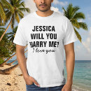 Search for will you marry me tshirts Engagement
