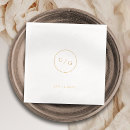 Search for monogram wedding napkins White