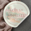 Search for sunset wedding stickers Coastal