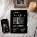 Search for forever in our hearts invitations Memorial