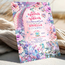 Search for seventh birthday invitations Glitter