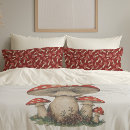 Search for mushrooms pillowcases Cottagecore