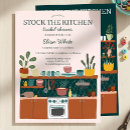 Search for stock the kitchen bridal shower invitations Modern