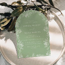 Search for sage green and white wedding invitations Elegant