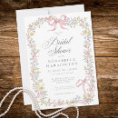 Search for victorian bridal shower invitations Garden