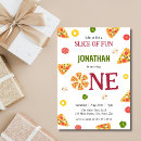 Search for pizza 1st birthday invitations Gender neutral