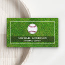 Search for baseball coach business cards Training
