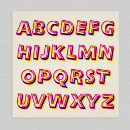 Search for vintage alphabet posters Typography