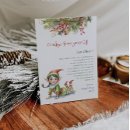 Search for girls christmas invitations Santa