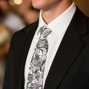 Search for black and white paisley ties Elegant