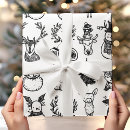 Search for christmas black wrapping paper Scandinavian