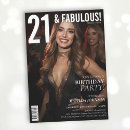 Search for 21 and fabulous invitations For her