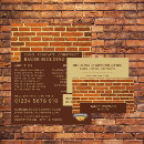Search for brick layer business cards Brickwork