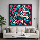 Search for abstract urban posters Pink
