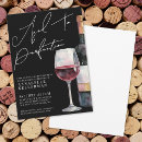Search for wine bottle birthday invitations Aged to perfection
