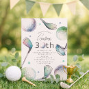 Search for golf 30th birthday invitations Golfer