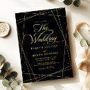 Search for black tie wedding invitations Luxury