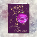 Search for purple and gold christmas cards Starry night