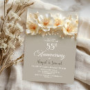 Search for 55th anniversary invitations Gold