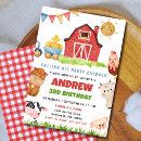 Search for sheep birthday invitations Watercolor farm animals