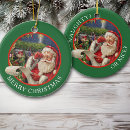 Search for old fashion santa christmas tree decorations Cute