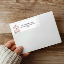 Search for winter wonderland return address labels Pink