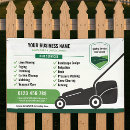 Search for no mow signs Lawn mowing