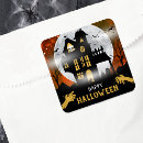 Search for spooky haunted stickers Halloween